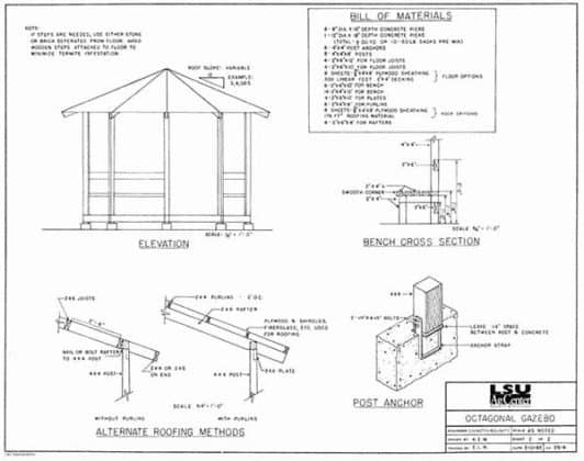 27 Cool And Free DIY Gazebo Plans & Design Ideas To Build