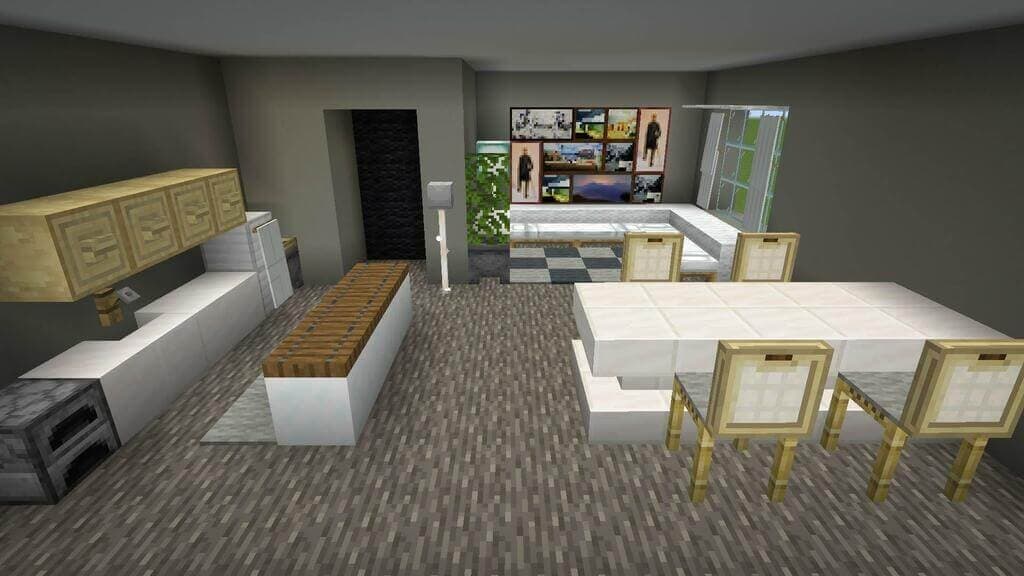 minecraft living room designs and ideas