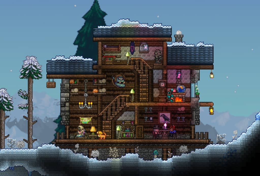 cool terraria house download