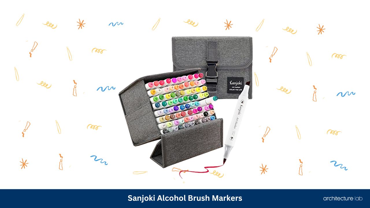 Sanjoki Alcohol Brush Markers 80 colors