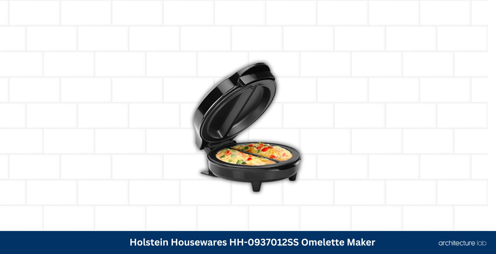 Holstein Housewares HH 0937012SS Maker Omelet Black Stainless