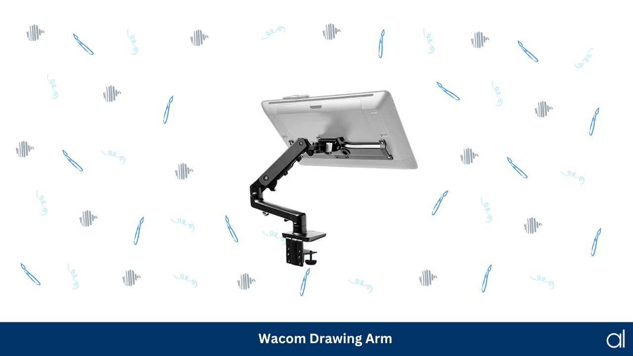 Wacom drawing arm