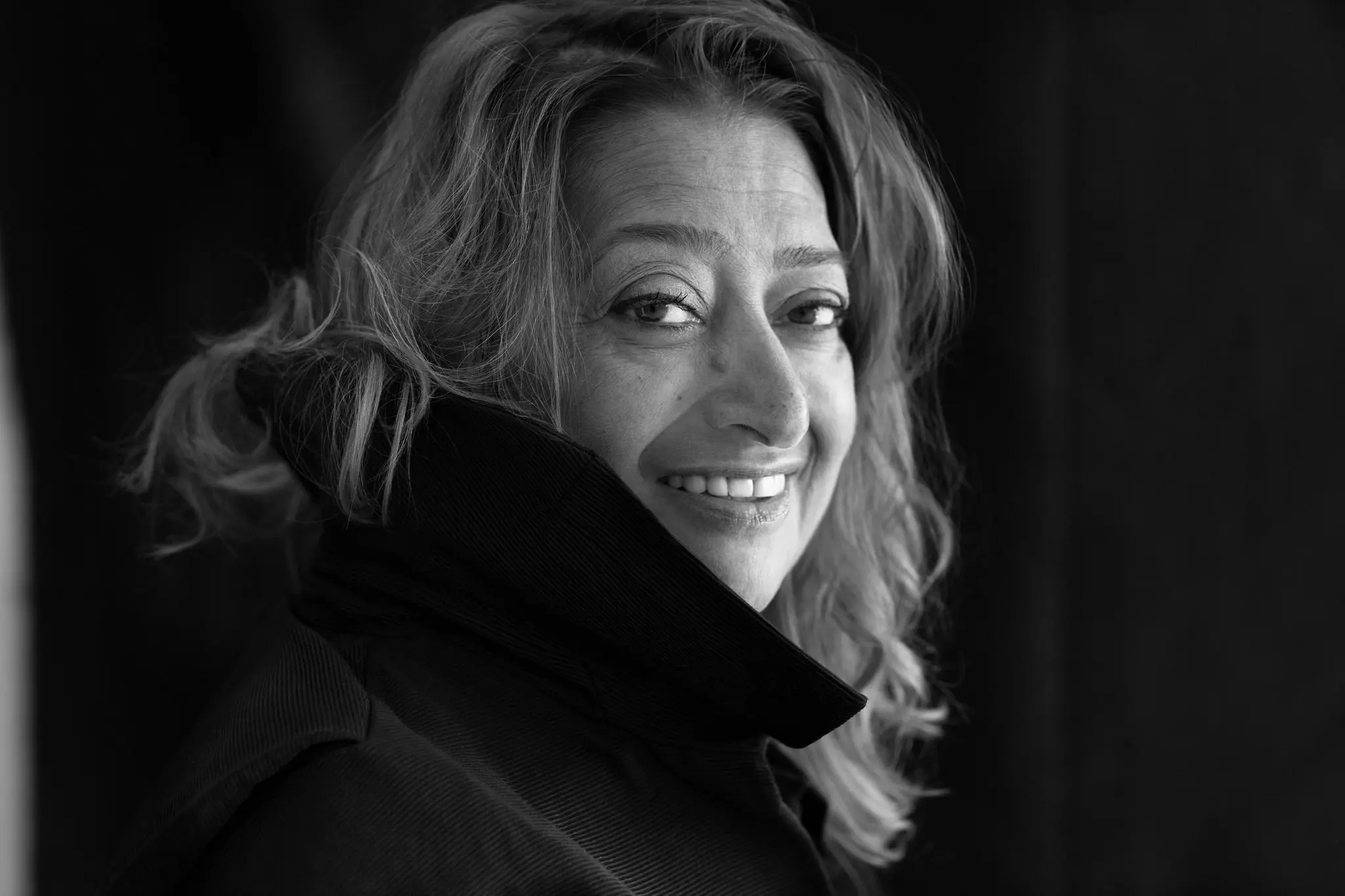 Zaha hadid stated, "i can see the incredible amount of need from other women for reassurance" regarding their potential for success in architecture. ©brigitte lacombe/zaha hadid architects