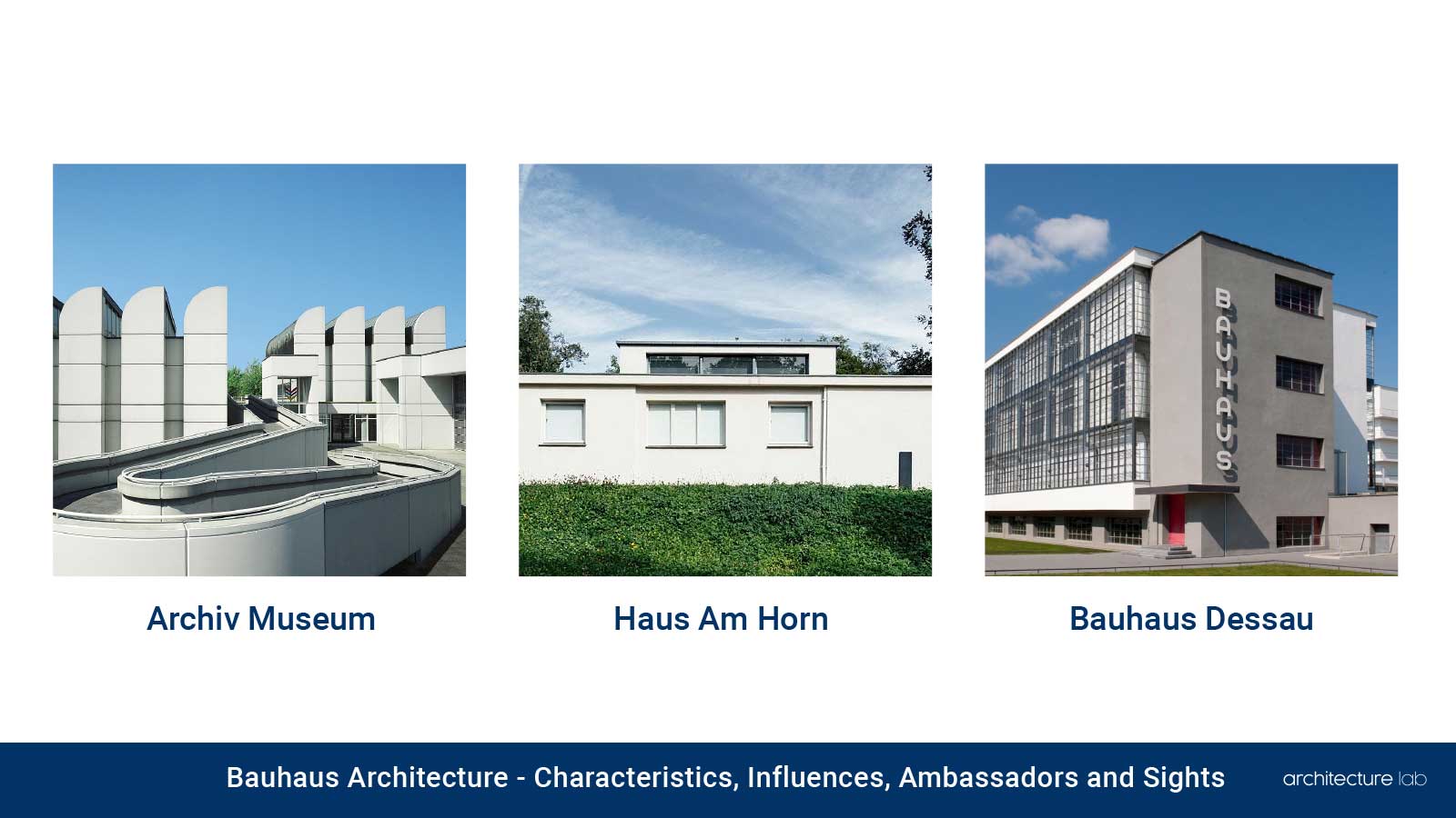 Bauhaus architecture: characteristics, influences, ambassadors and sights