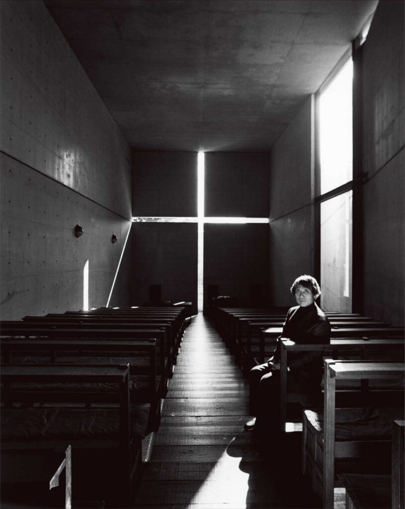 Interior of church of the light - tadao ando architect & associates 1989 - © nobuyoshi araki