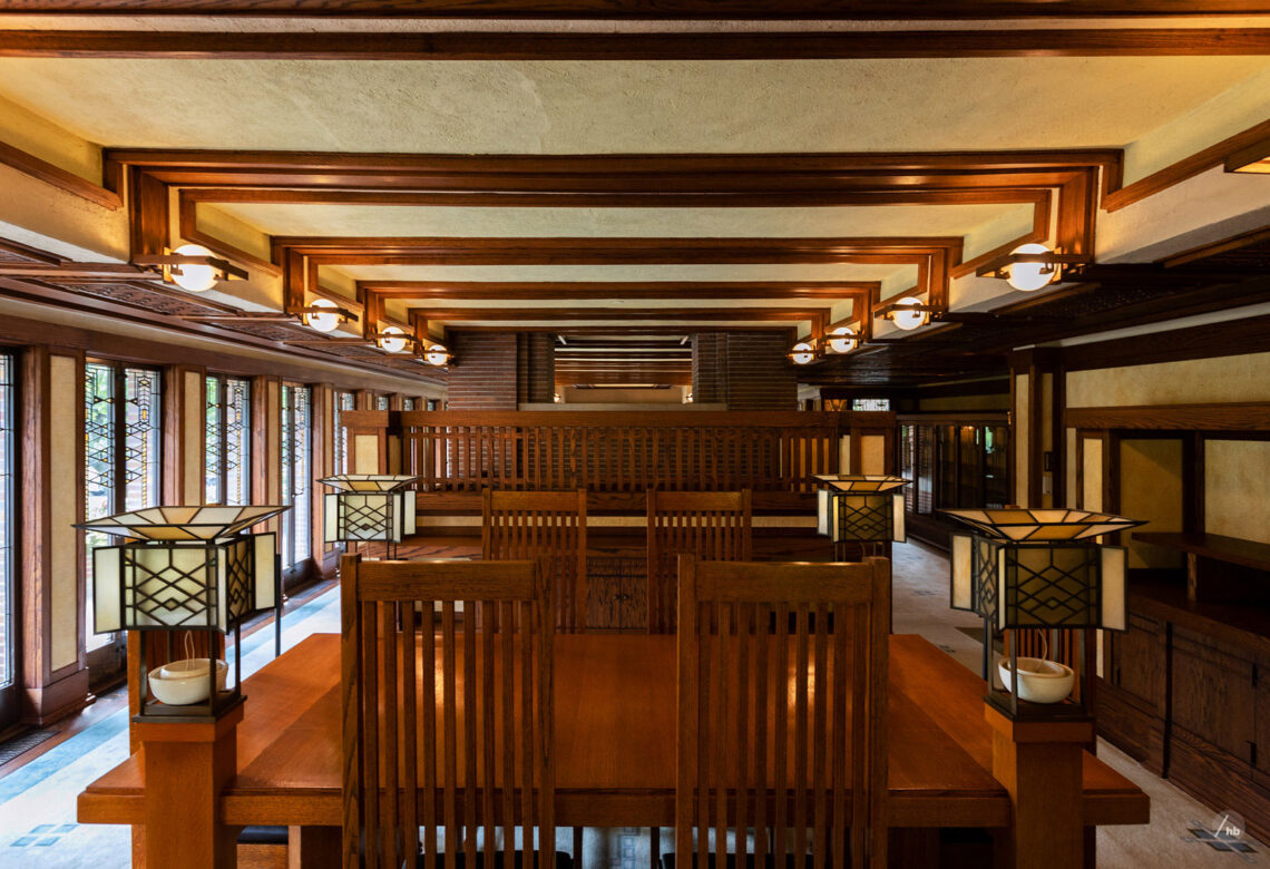 Frederick c. Robie house, 5757 woodlawn avenue, chicago - cook county - interior - © hassan bagheri