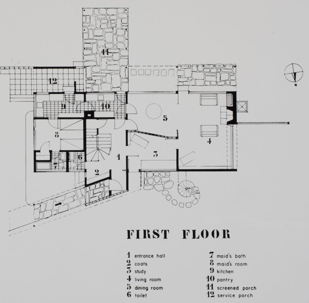 Gropius house - walter gropius - first floor