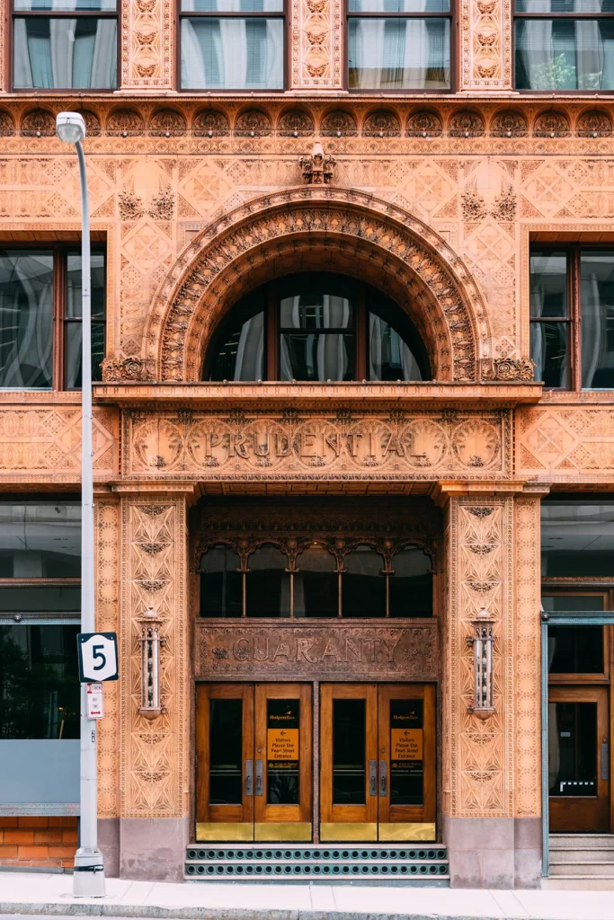 The guaranty (prudential) building entrance - louis sullivan - © nick stanley