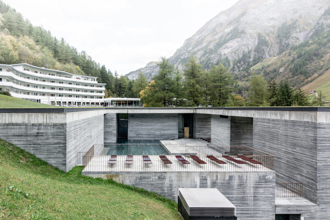 Therme vals, exterior view - © andrea ceriani
