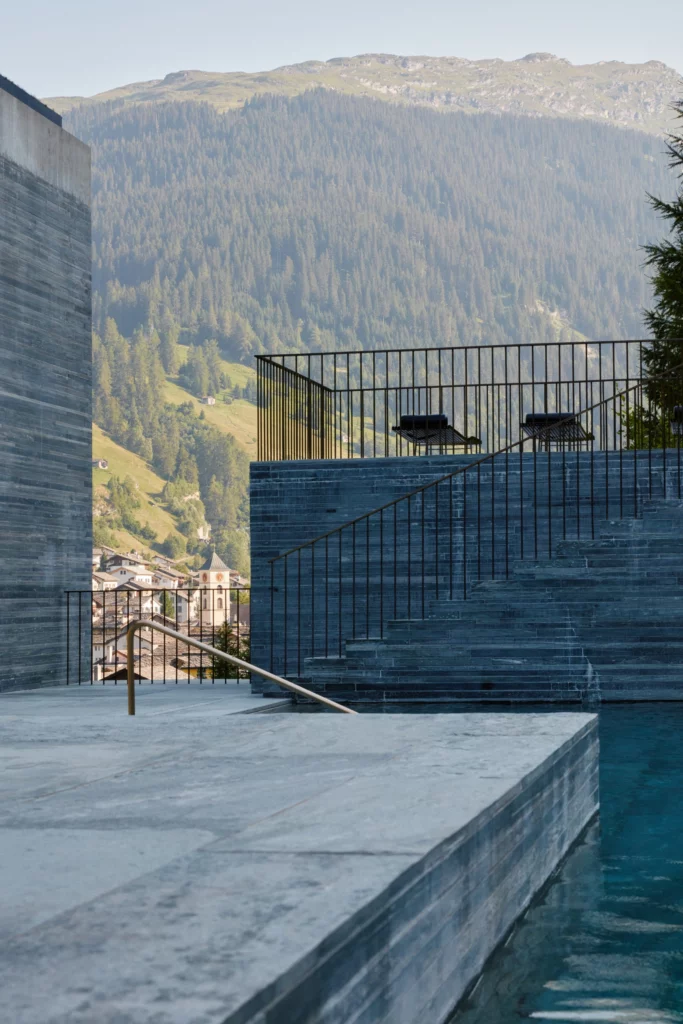 Therme vals, exterior view