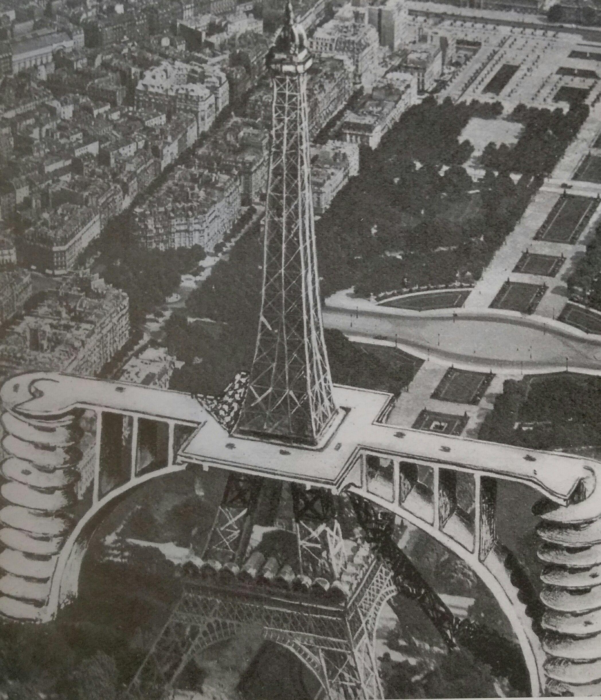 In 1936, andré basdevant proposed a project to make the eiffel tower's second floor accessible by car. The idea faced technical challenges and was never realized, but it highlighted the era's innovative spirit.