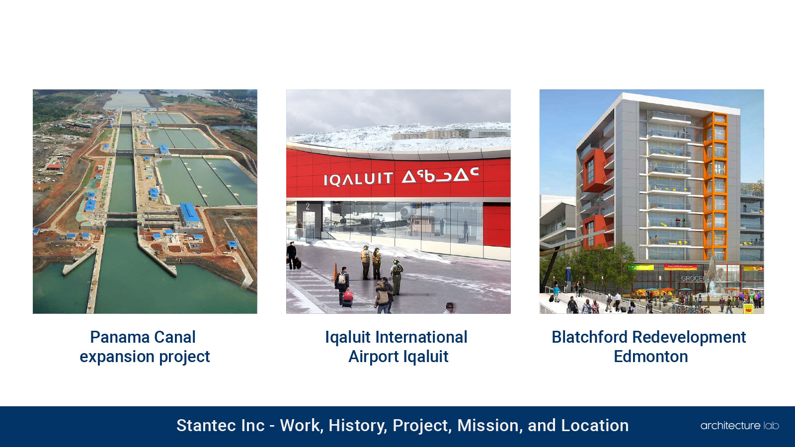 Stantec inc: work, history, project, mission and location