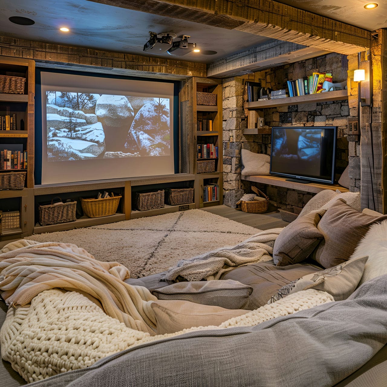 Home theater: size, functionality, uses, furniture and renovation