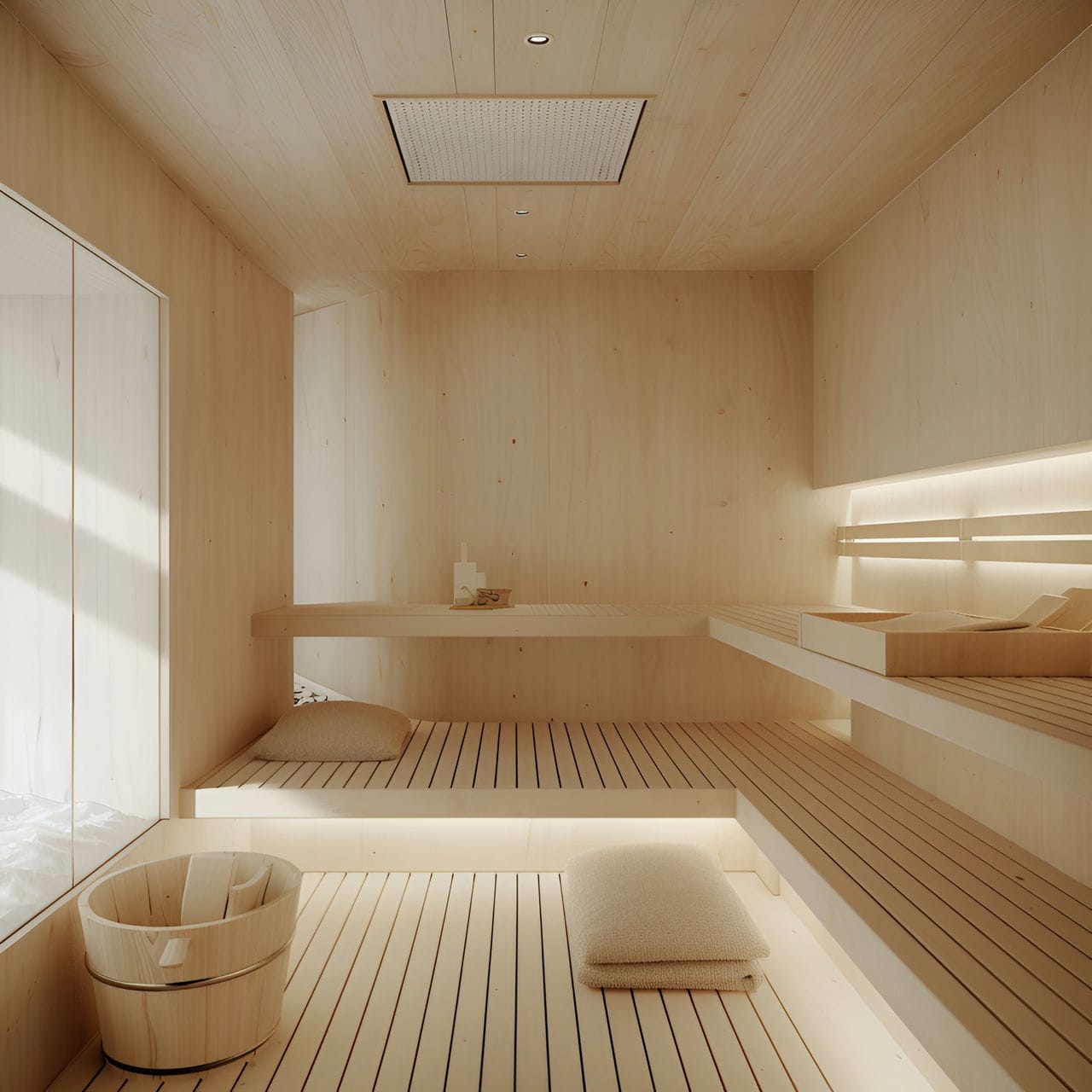 Sauna room: size, functionality, uses, furniture and renovation