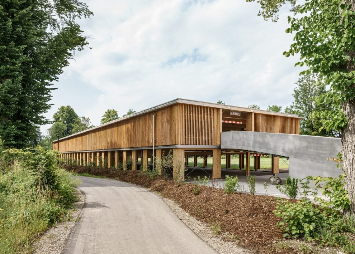 B&O Wooden Car Park / HK Architekten, Hermann Kaufmann + Partner ZT