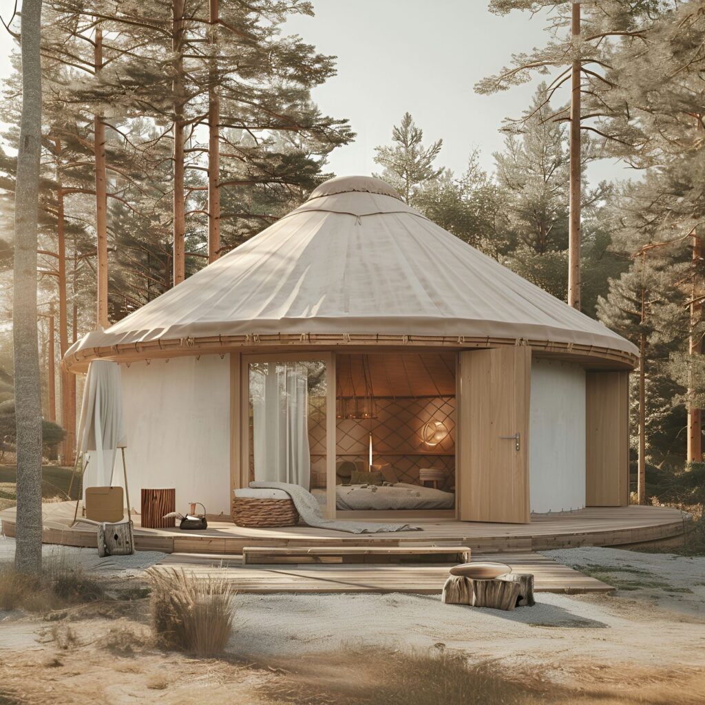 Yurt: architecture, history, sustainability, materials and typical prices