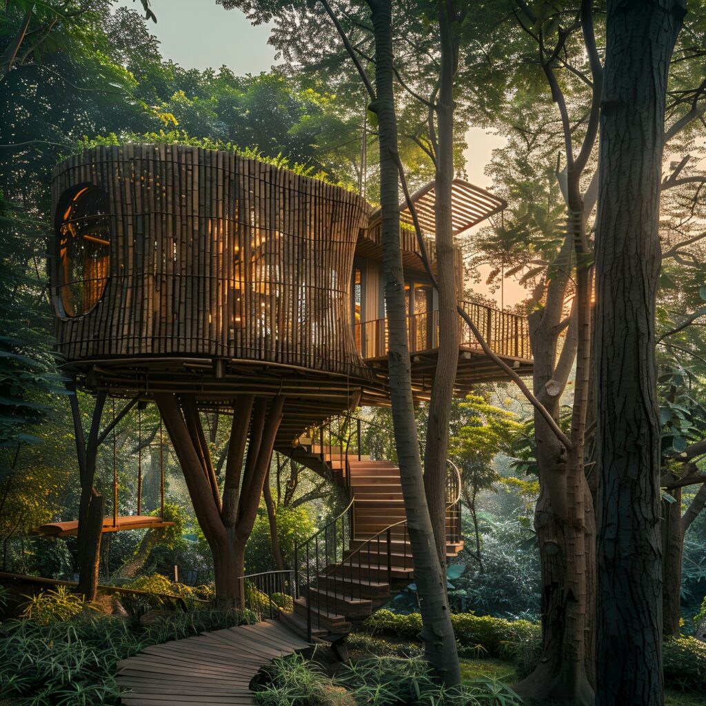 Treehouse: architecture, history, sustainability, materials and typical prices