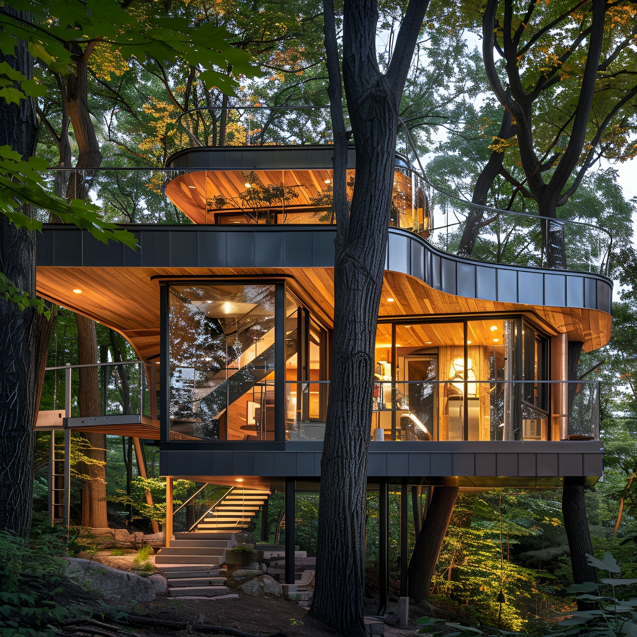 Treehouse: architecture, history, sustainability, materials and typical prices