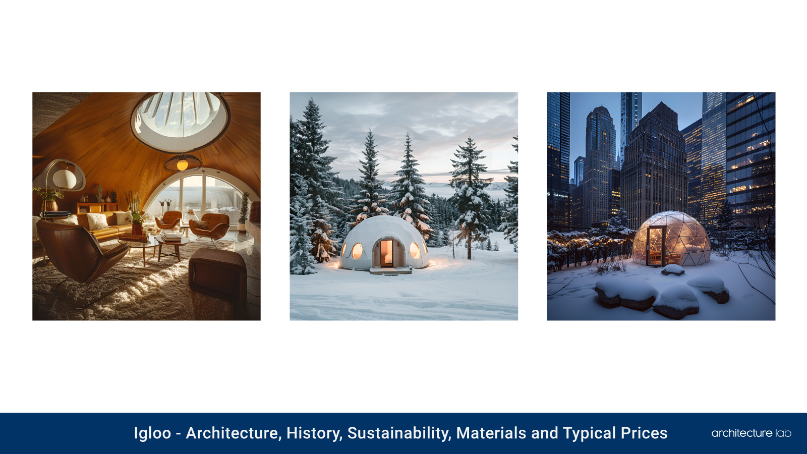 Igloo: Architecture, History, Sustainability, Materials, and Typical Prices