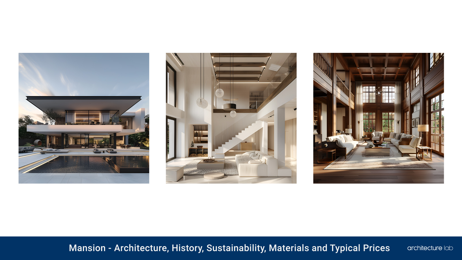 Mansion: Architecture, History, Sustainability, Materials and Typical Prices