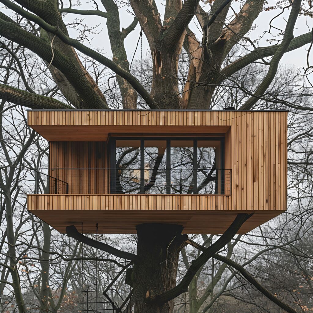 Treehouse: architecture, history, sustainability, materials and typical prices