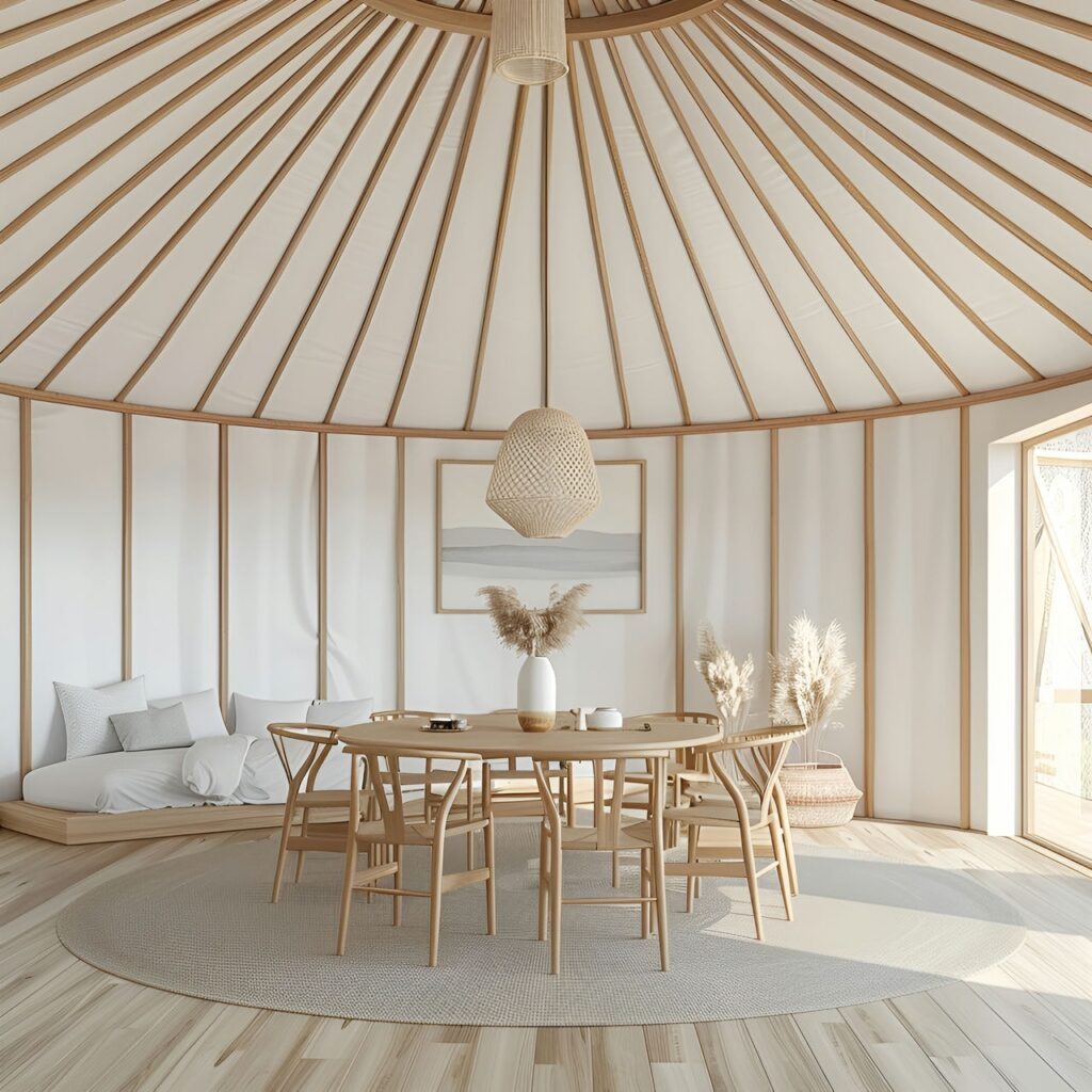 Yurt: architecture, history, sustainability, materials and typical prices