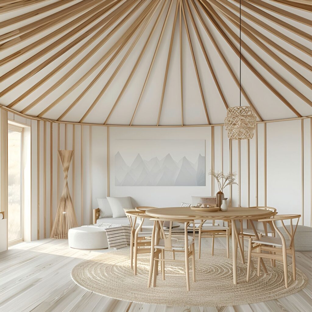 Yurt: architecture, history, sustainability, materials and typical prices