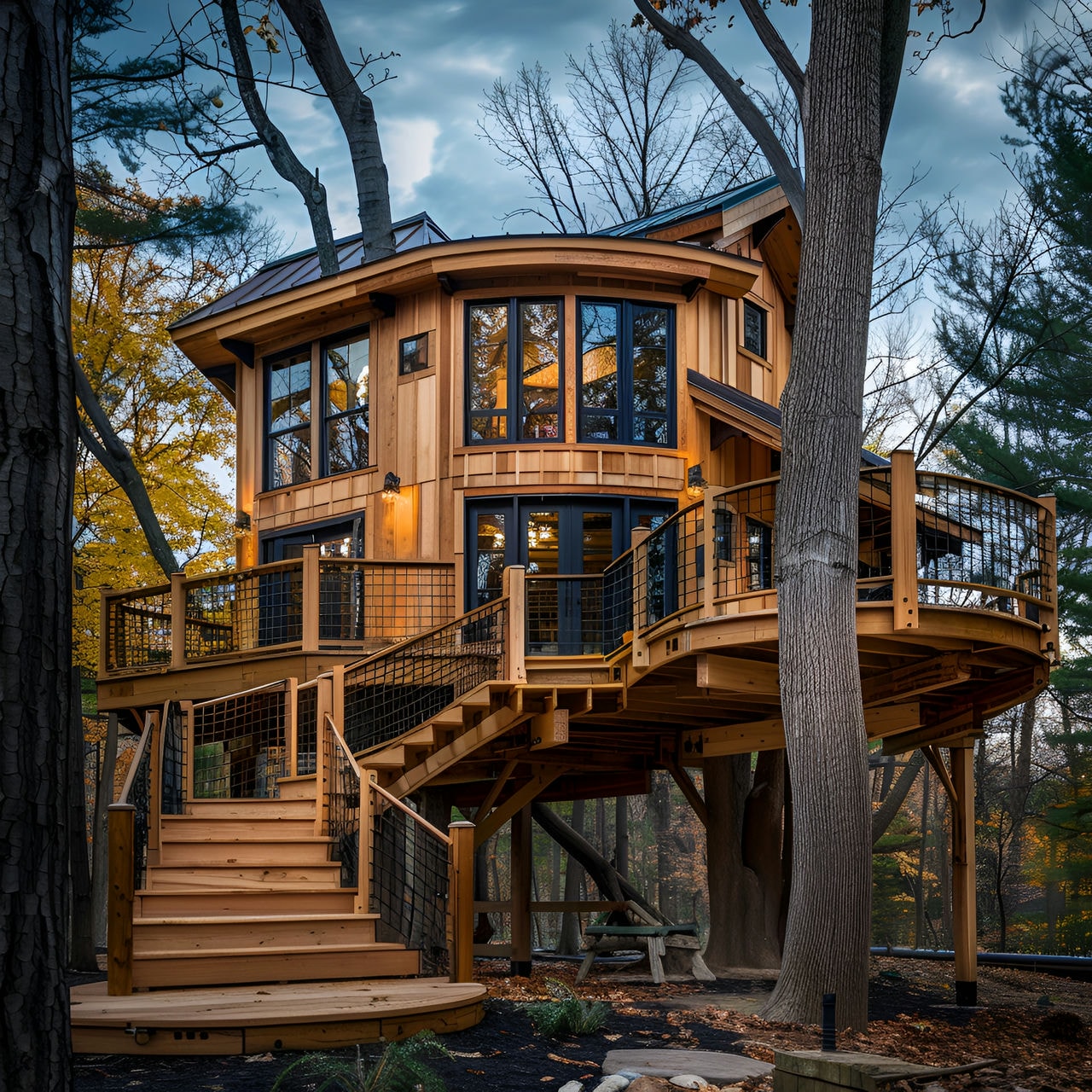 Treehouse: architecture, history, sustainability, materials and typical prices