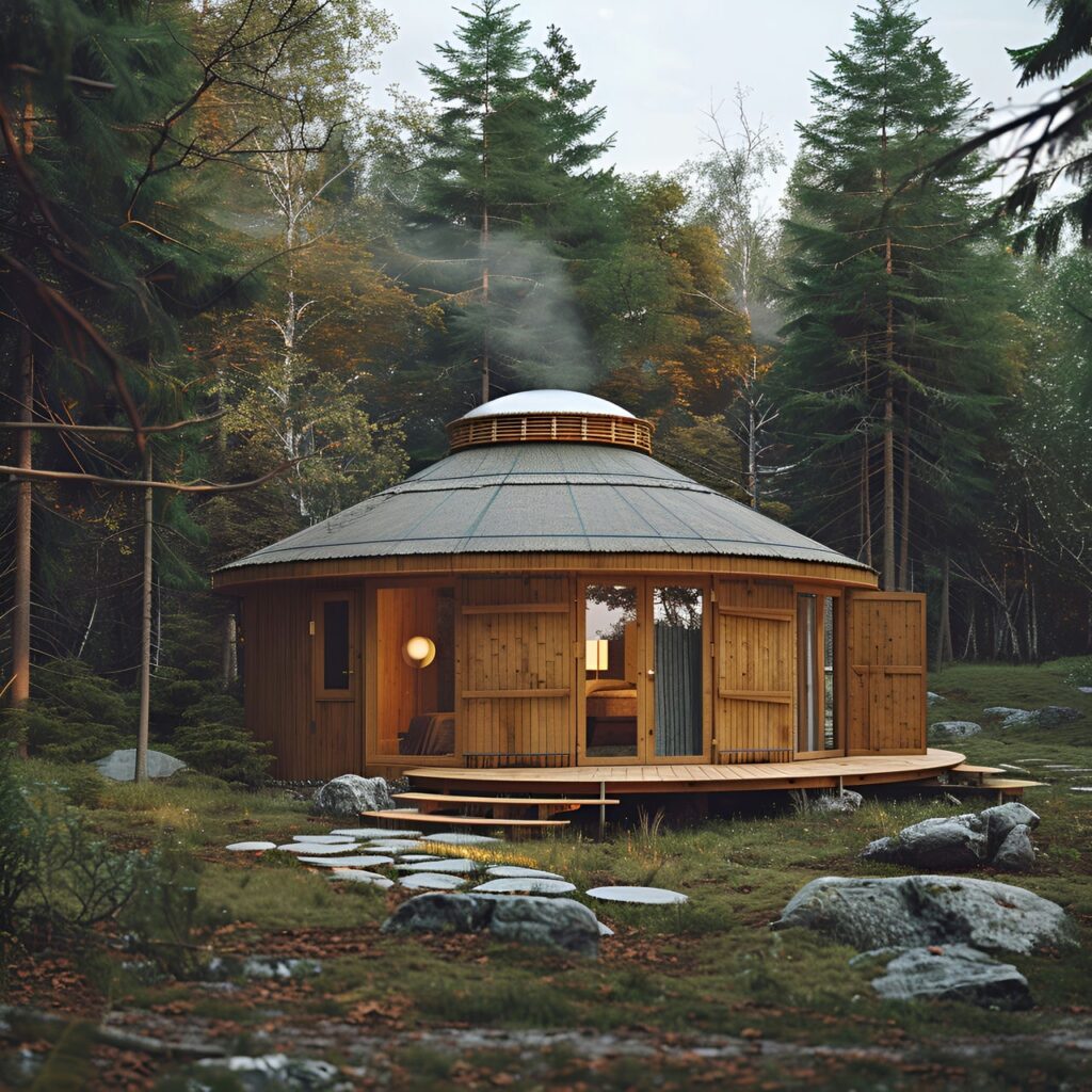 Yurt: architecture, history, sustainability, materials and typical prices