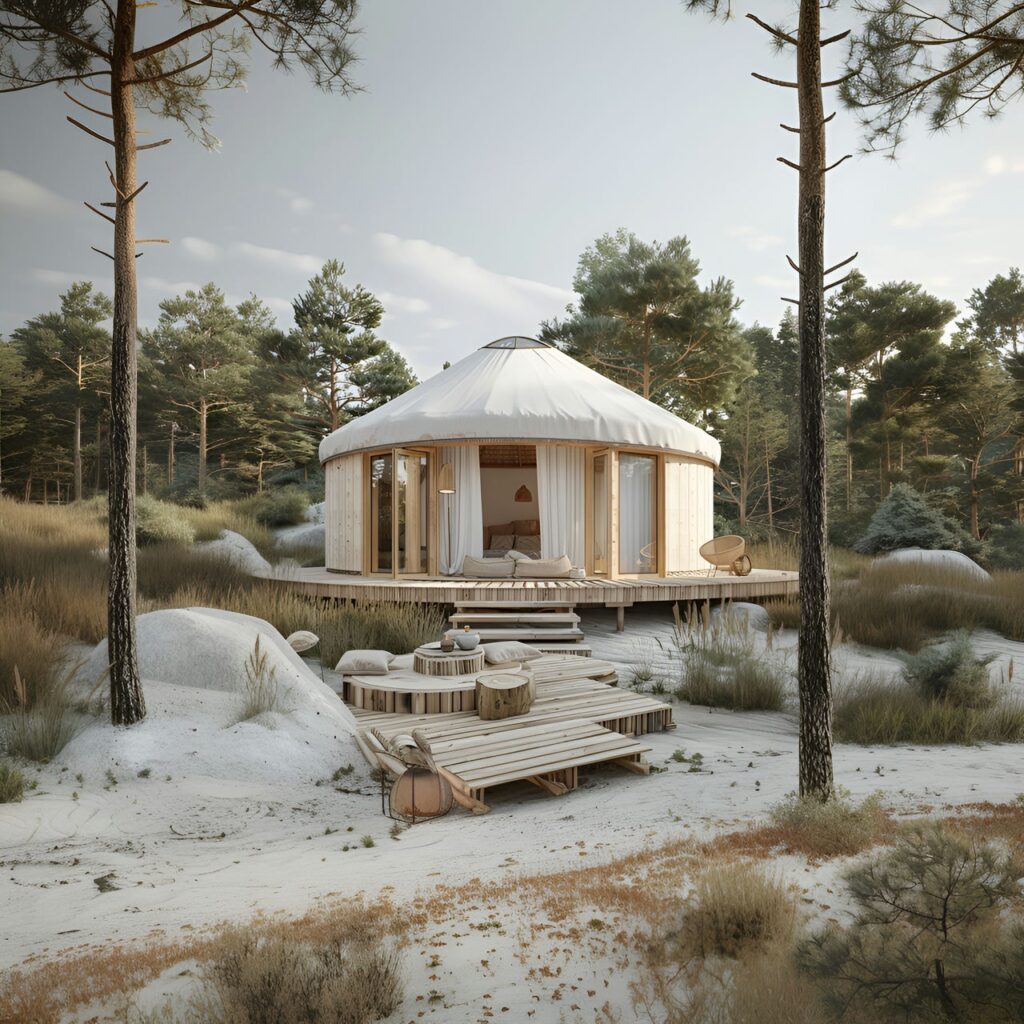 Yurt: architecture, history, sustainability, materials and typical prices