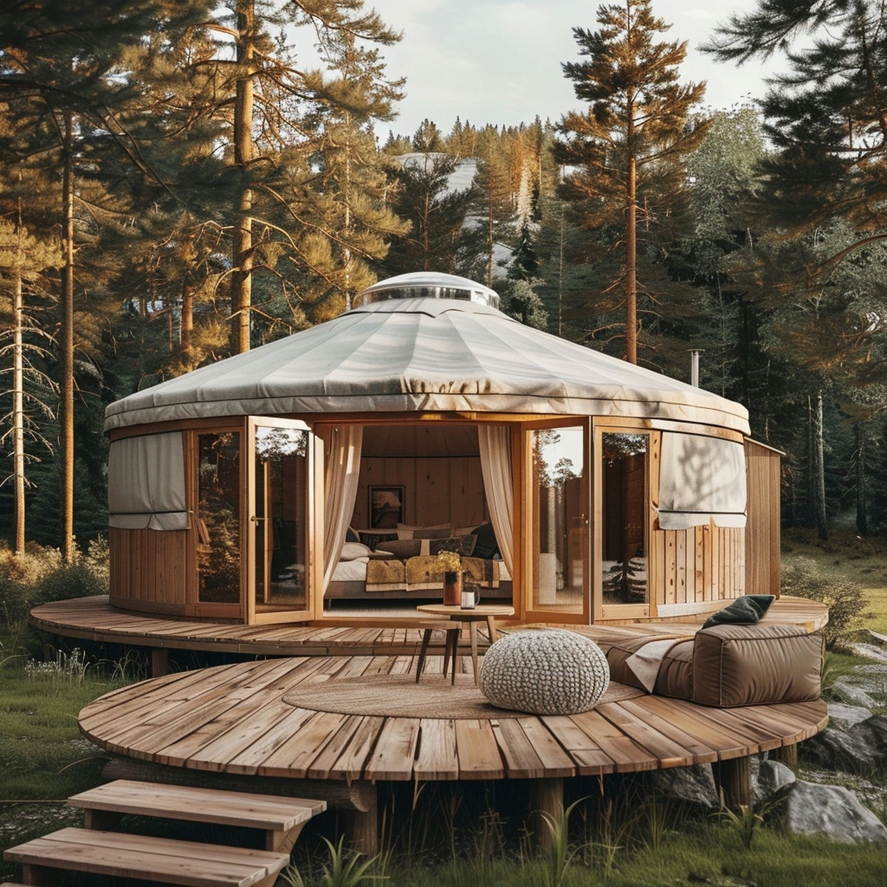 Yurt: architecture, history, sustainability, materials and typical prices