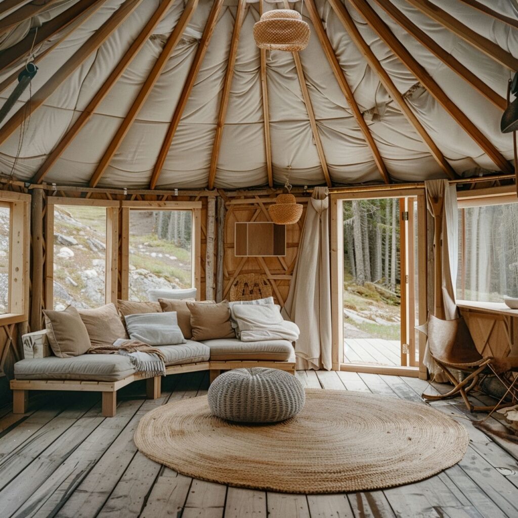 Yurt: architecture, history, sustainability, materials and typical prices