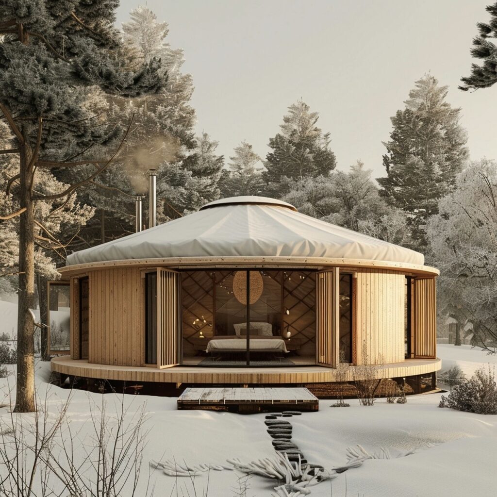 Yurt: architecture, history, sustainability, materials and typical prices