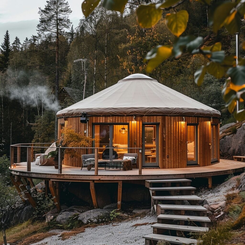 Yurt: architecture, history, sustainability, materials and typical prices