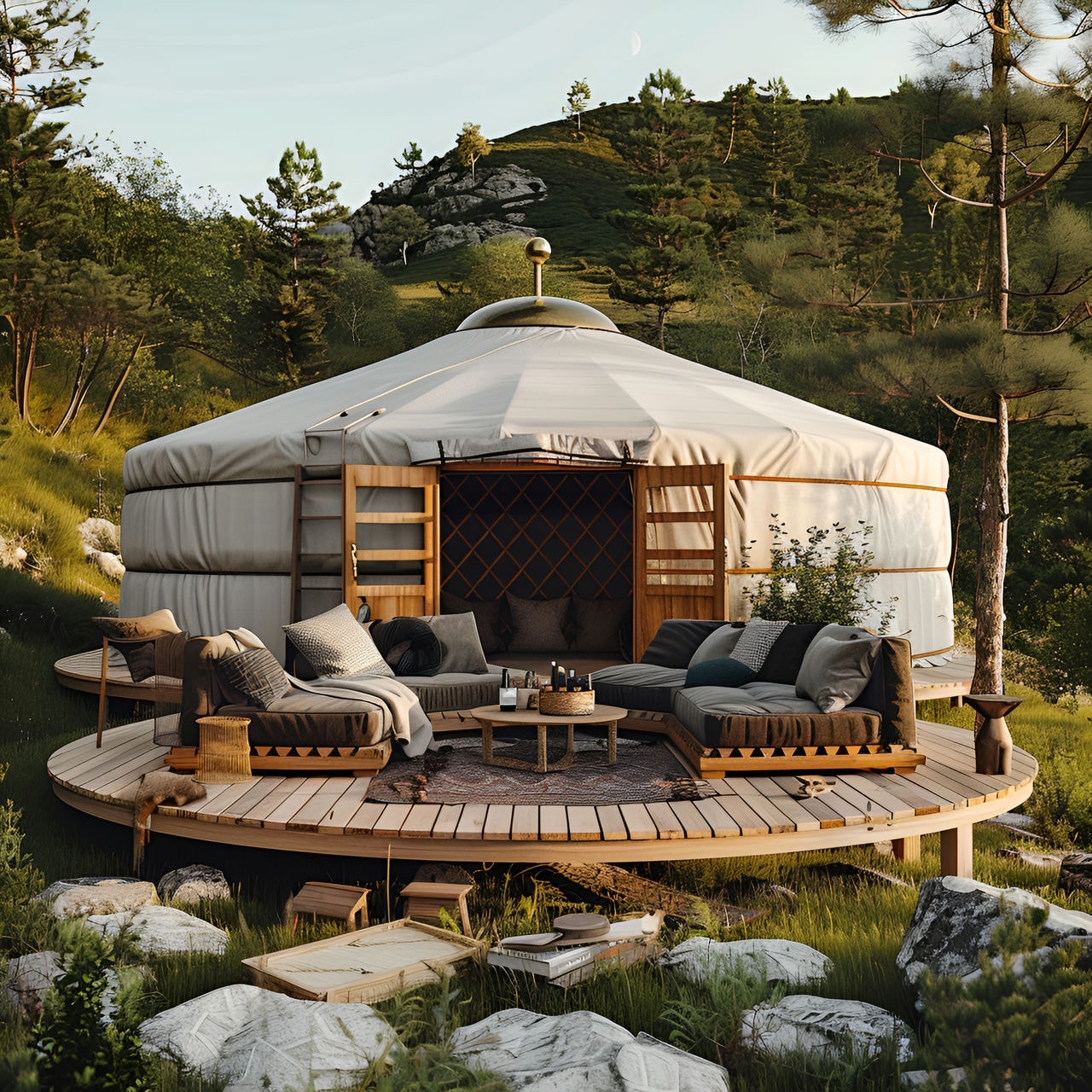 Yurt: architecture, history, sustainability, materials and typical prices