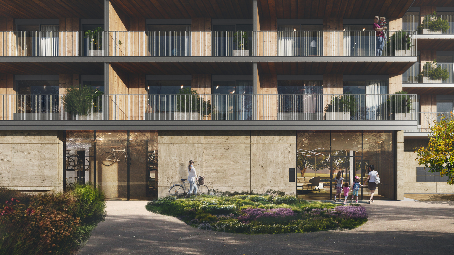 Valckensteyn: sustainable timber housing complex by powerhouse company in rotterdam