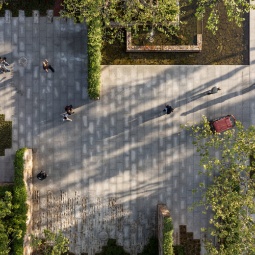 Renovation of peace parks gate 6 / atelier z+