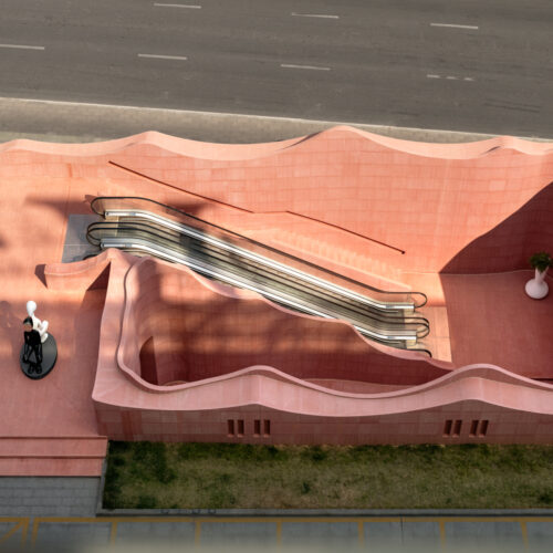 Renovation of wuyuanwan subway station / ateno