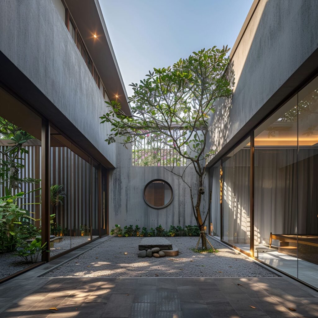 Courtyard house: architecture, history, sustainability, materials, and typical prices