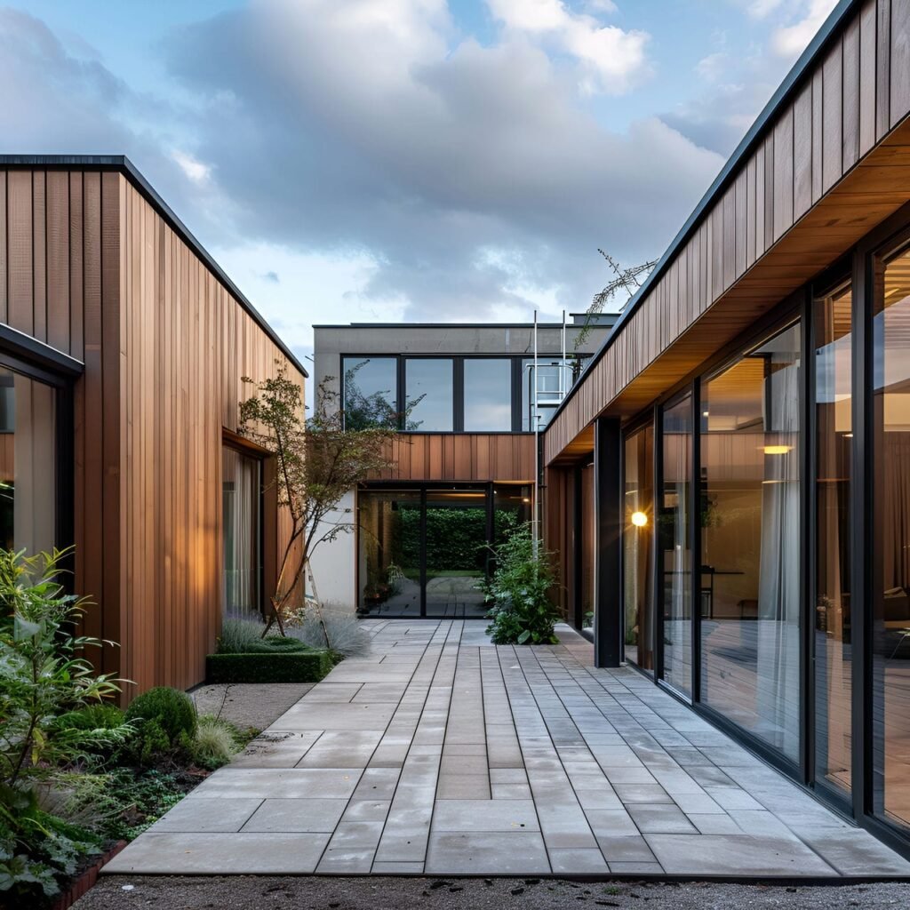 Courtyard house: architecture, history, sustainability, materials, and typical prices