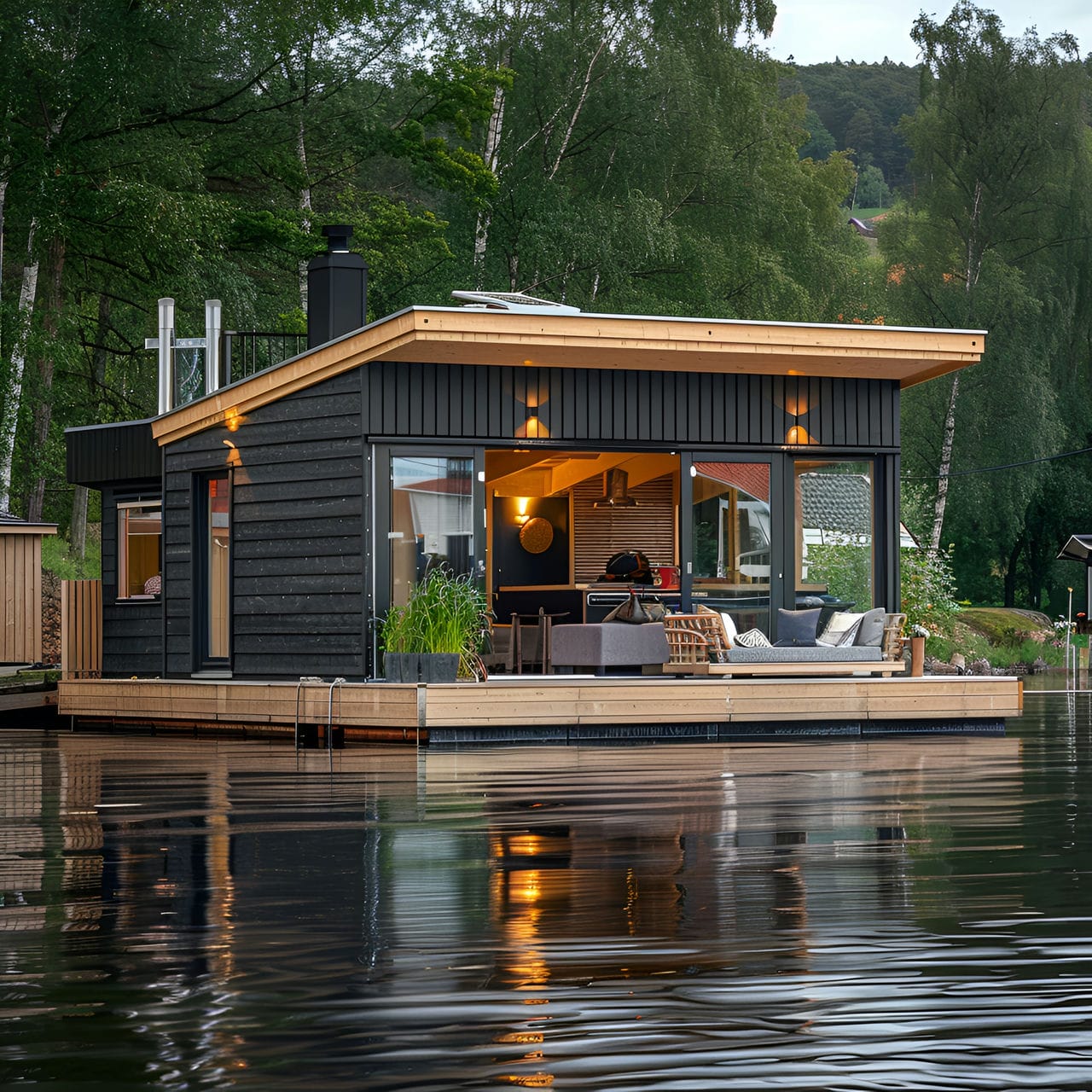 Houseboat: architecture, history, sustainability, materials and typical prices