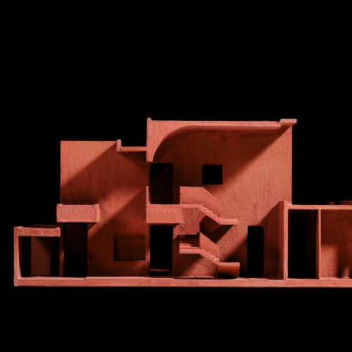 Red box exhibition center / mix architecture