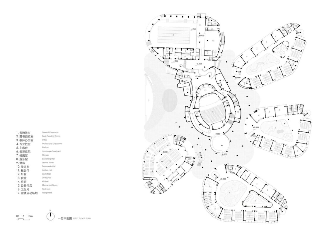 Haikou jiangdong huandao experimental school / tao (trace architecture office)