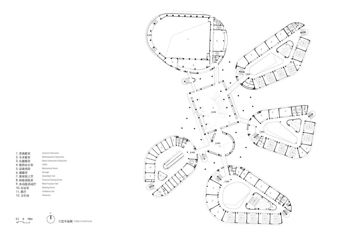 Haikou jiangdong huandao experimental school / tao (trace architecture office)