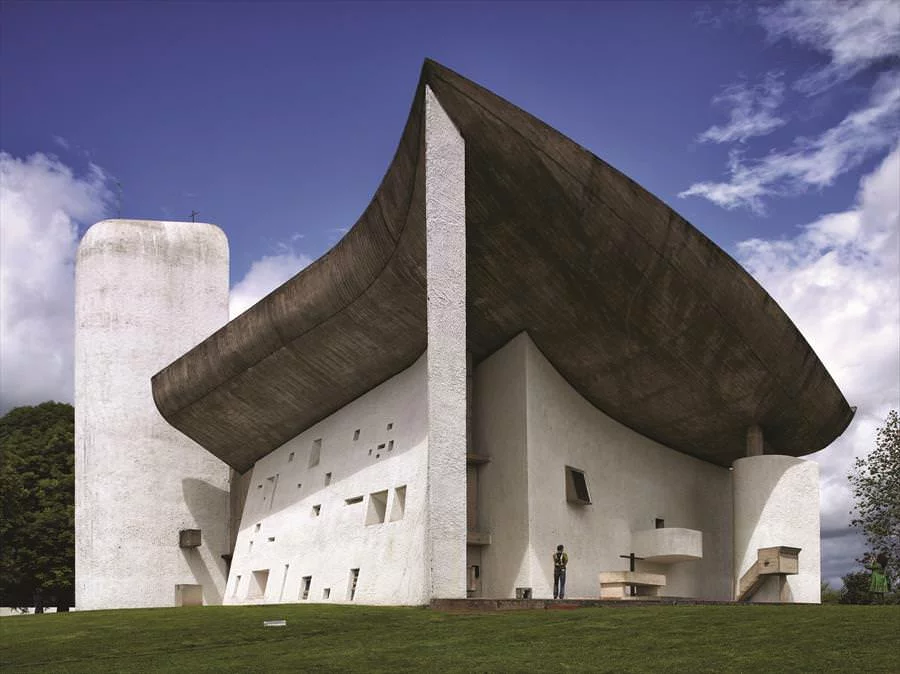 Chapelle notre-dame-du-haut - le corbusier - © cemal emden 2015 flc adagp