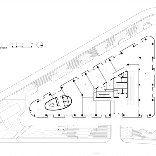 Jinan huizhong starry center / thad sup atelier