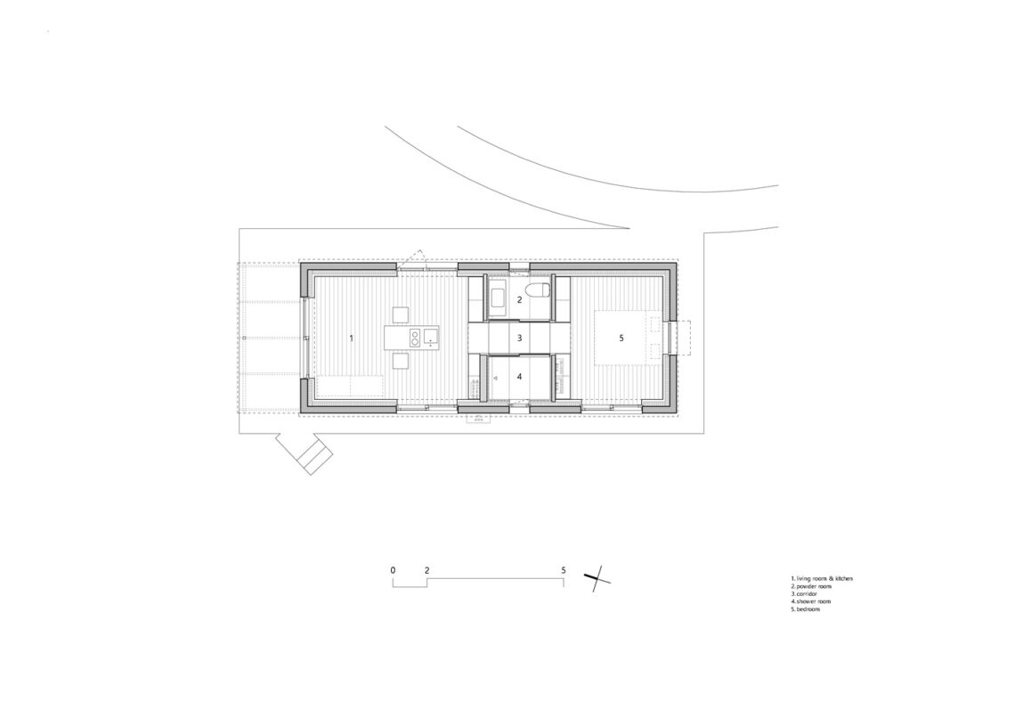 Hoji gangneung houses / aoa architects