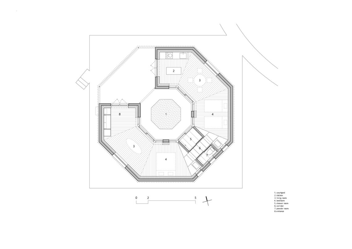 Hoji gangneung houses / aoa architects