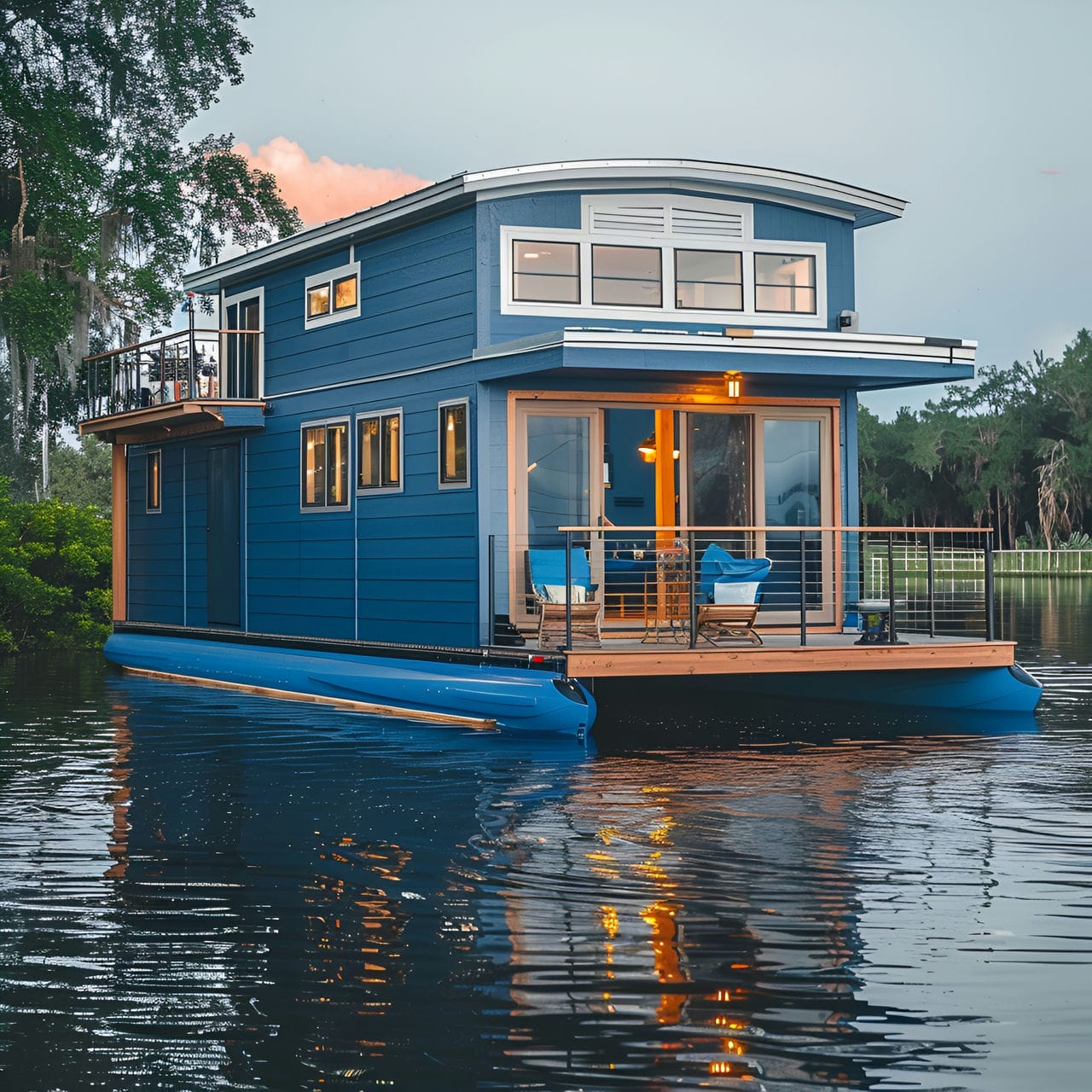 Houseboat: architecture, history, sustainability, materials and typical prices