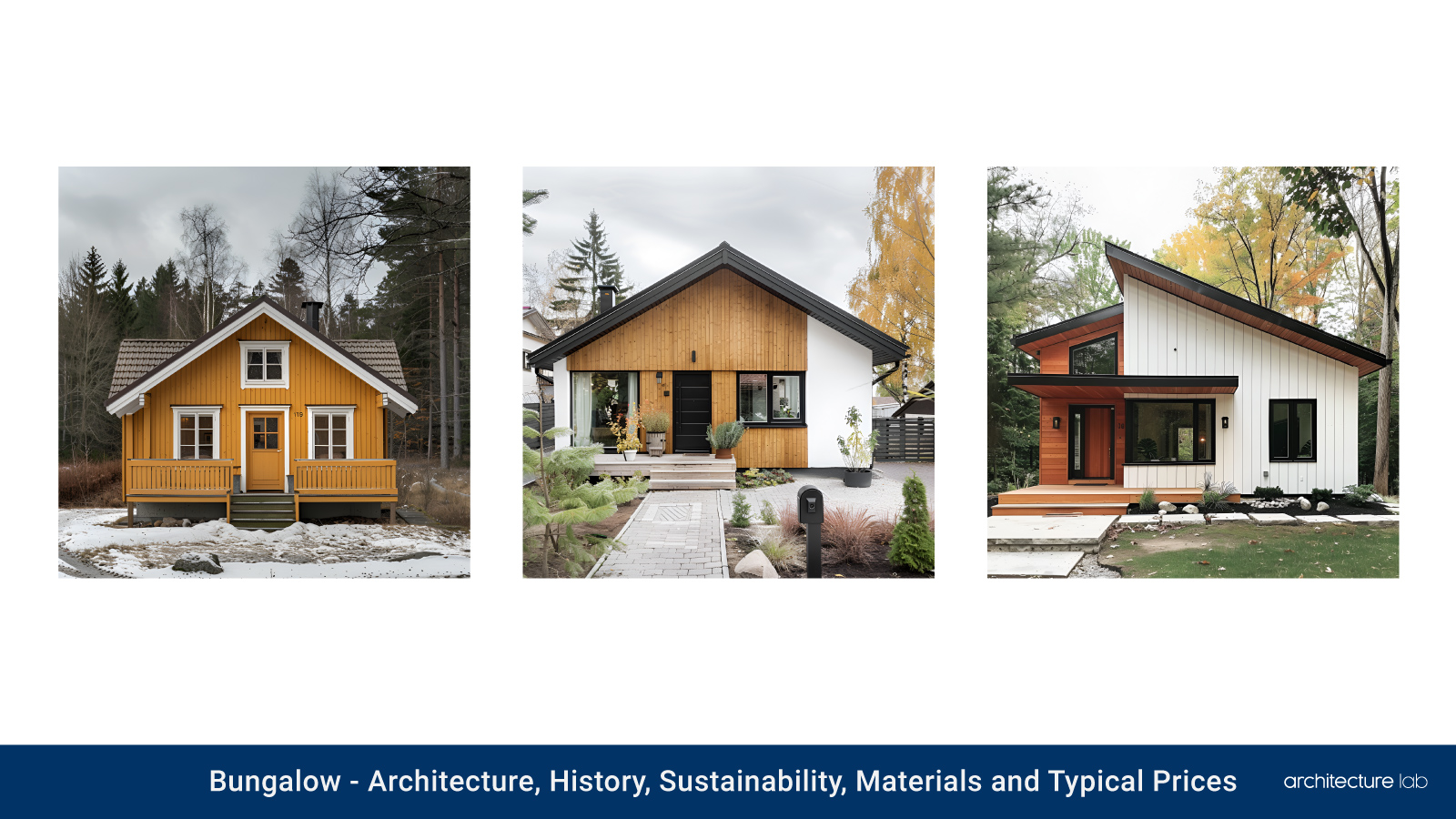 Bungalow: Architecture, History, Sustainability, Materials and Typical Prices